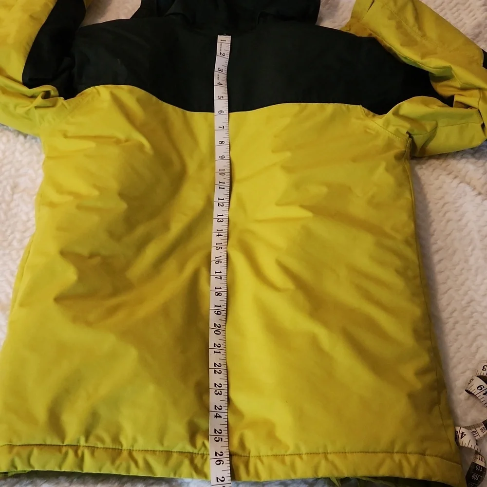 Columbia Kids' Yellow and Black Hooded Snow Boarders Jacket Size L
